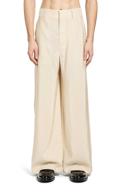 Straight Taillored Pants in Dry Silk