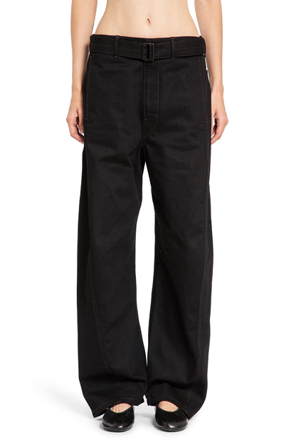 LEMAIRE WOMAN BLACK TROUSERS