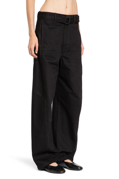 LEMAIRE WOMAN BLACK TROUSERS