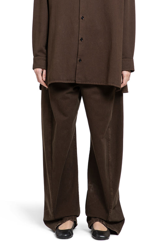 LEMAIRE WOMAN BROWN TROUSERS