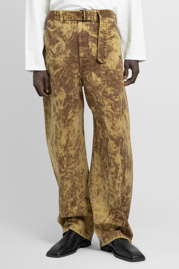 LEMAIRE MAN YELLOW TROUSERS