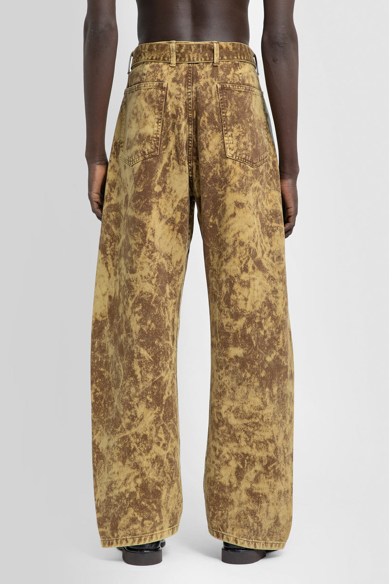 LEMAIRE MAN YELLOW TROUSERS
