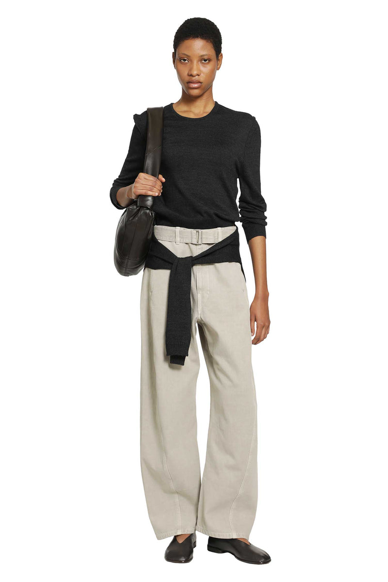 LEMAIRE Twisted Belted Twill Pants woman