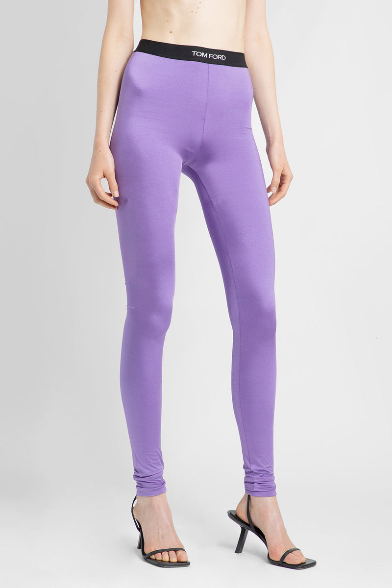 TOM FORD WOMAN PURPLE TROUSERS