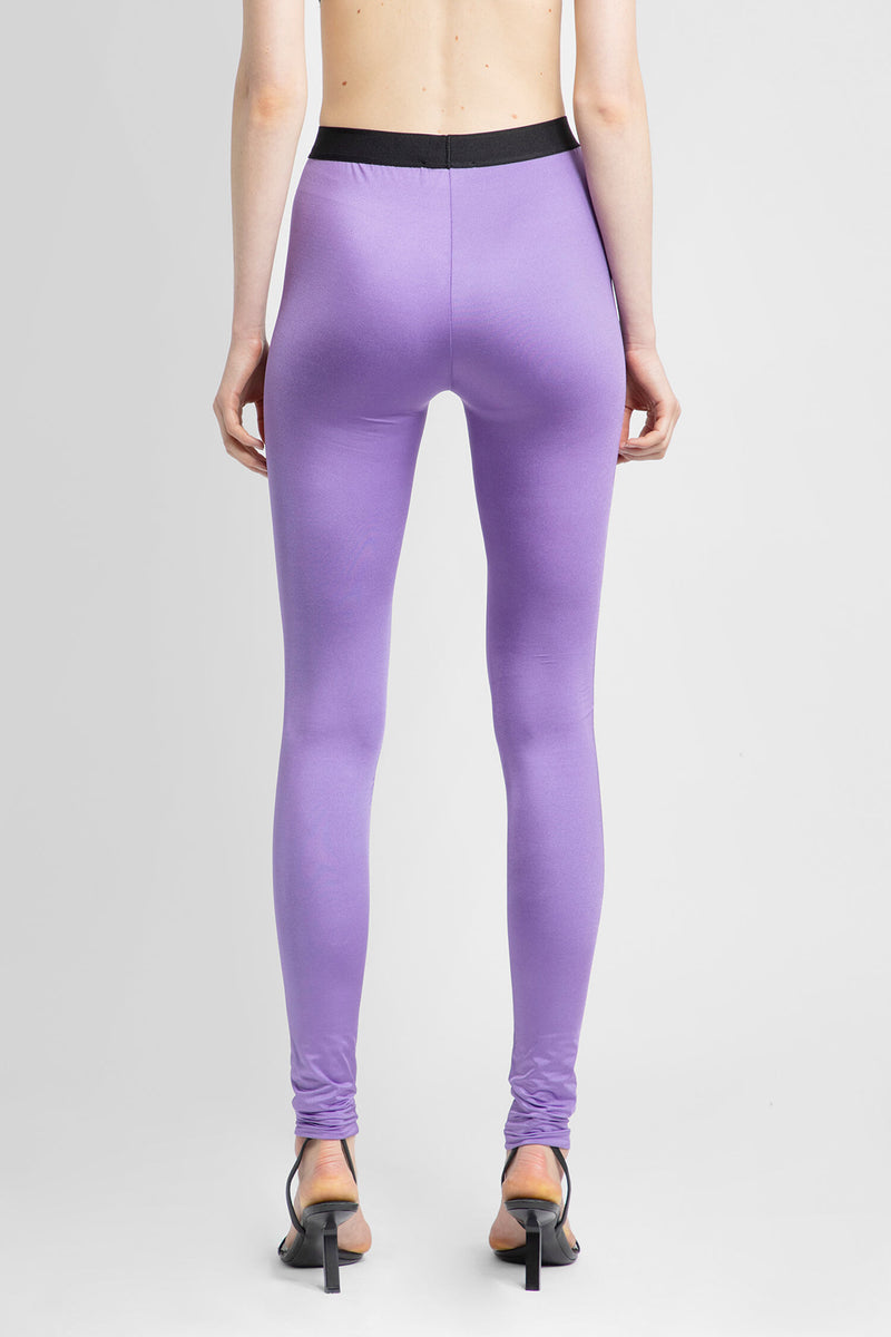 TOM FORD WOMAN PURPLE TROUSERS