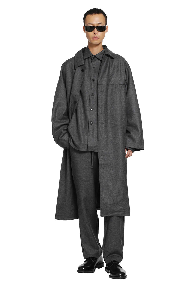 ROSE BURRITO Wool Flannel Pyjama Trousers man