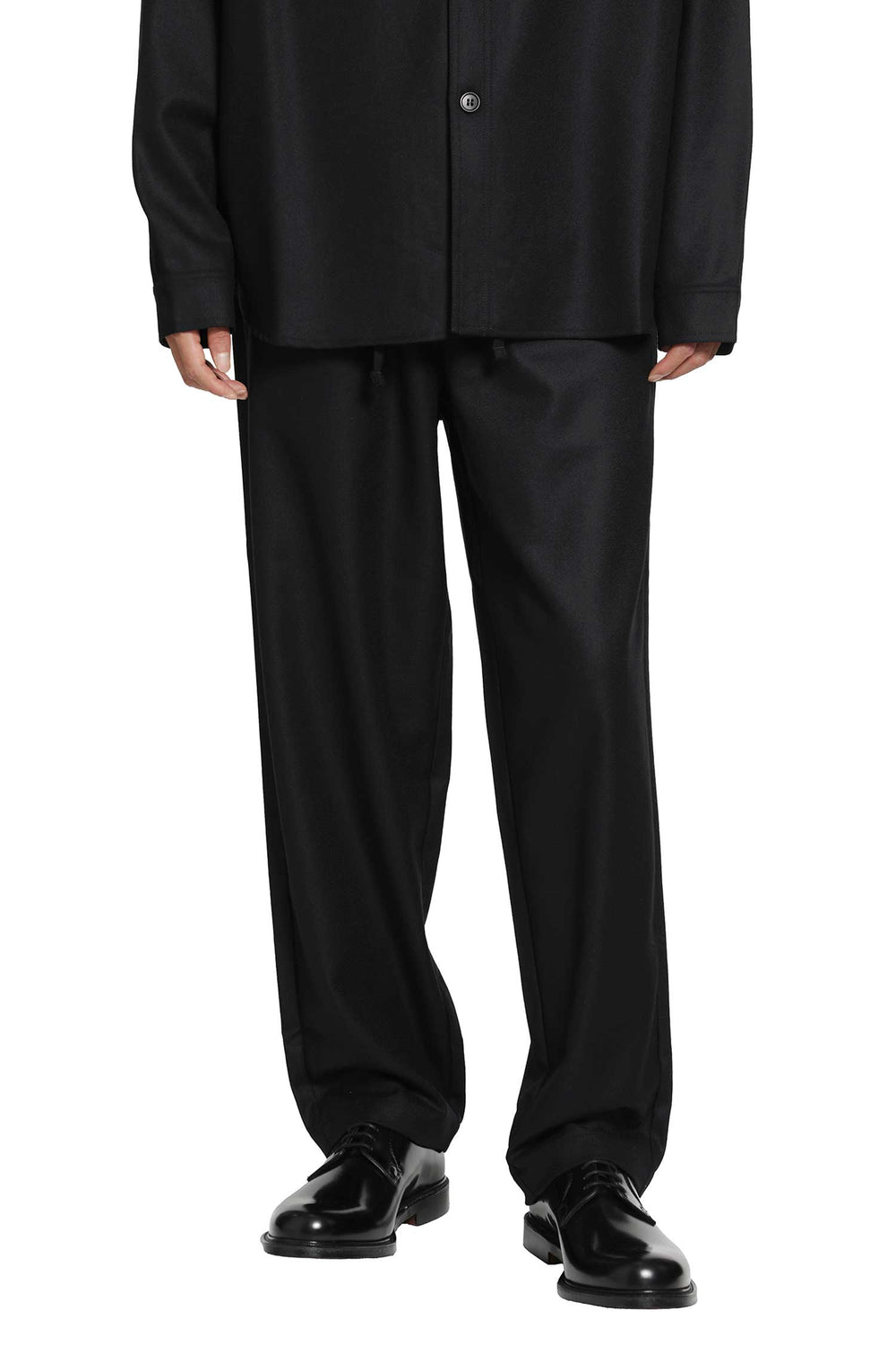 ROSE BURRITO Wool Flannel Pyjama Trousers man