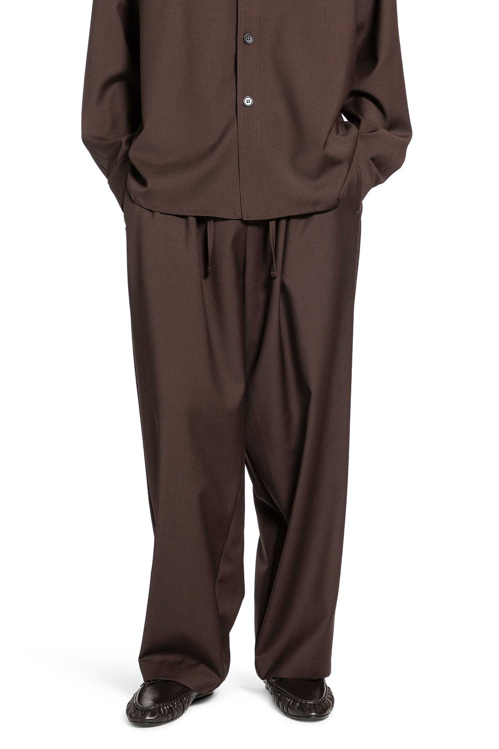 ROSE BURRITO Wool Pyjama Trousers man