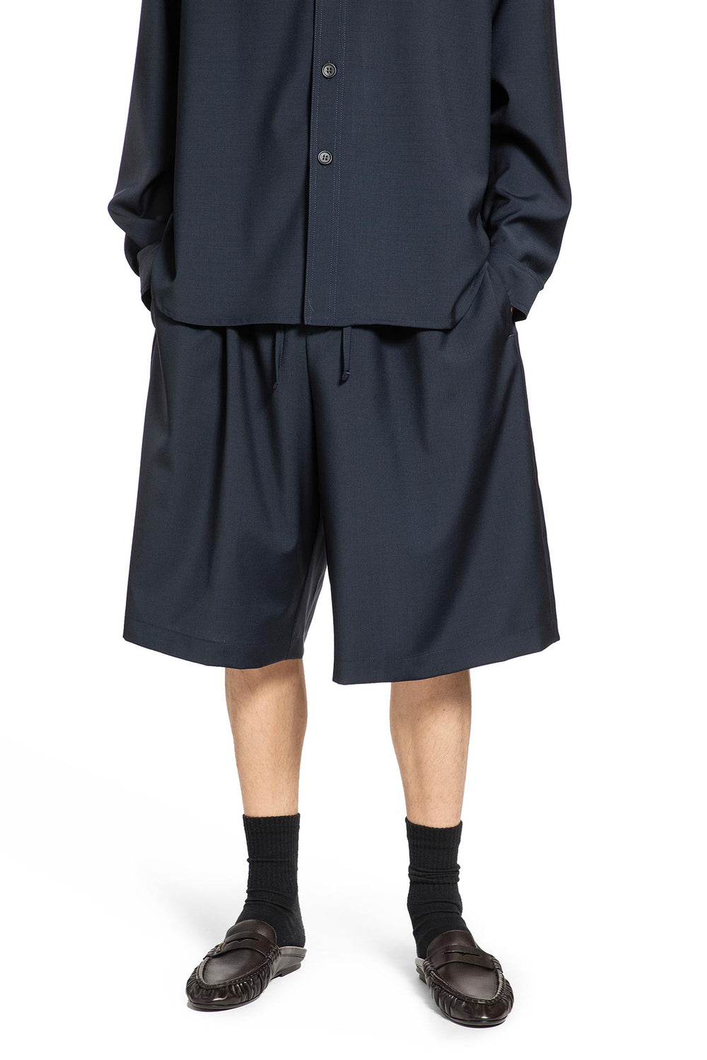 ROSE BURRITO Basketball Wool Shorts man
