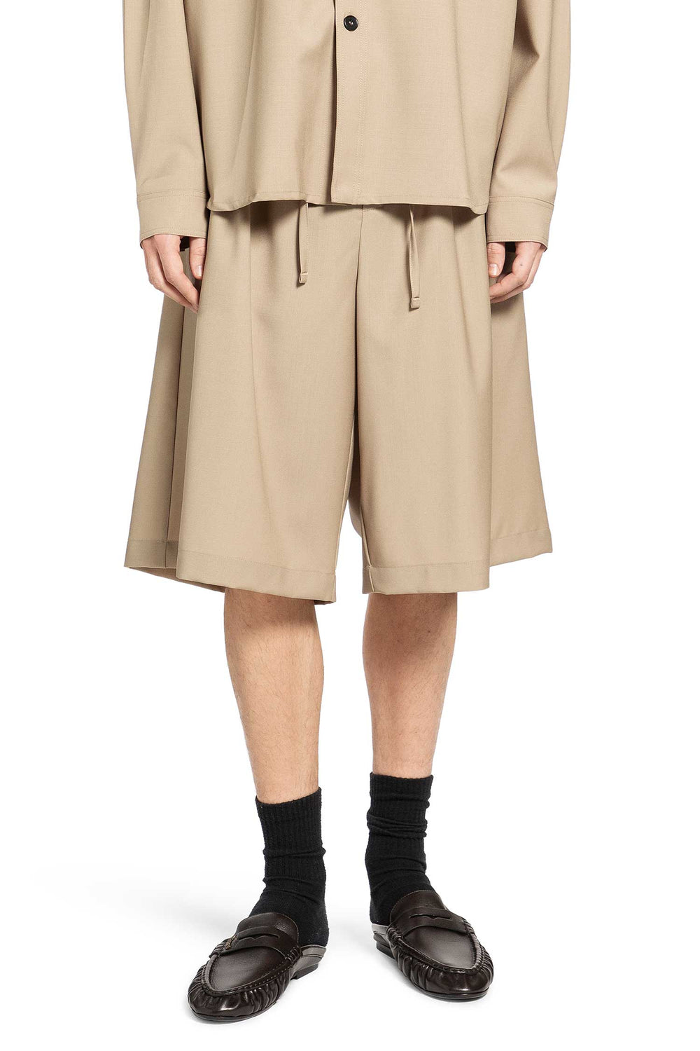 ROSE BURRITO Basketball Wool Shorts man