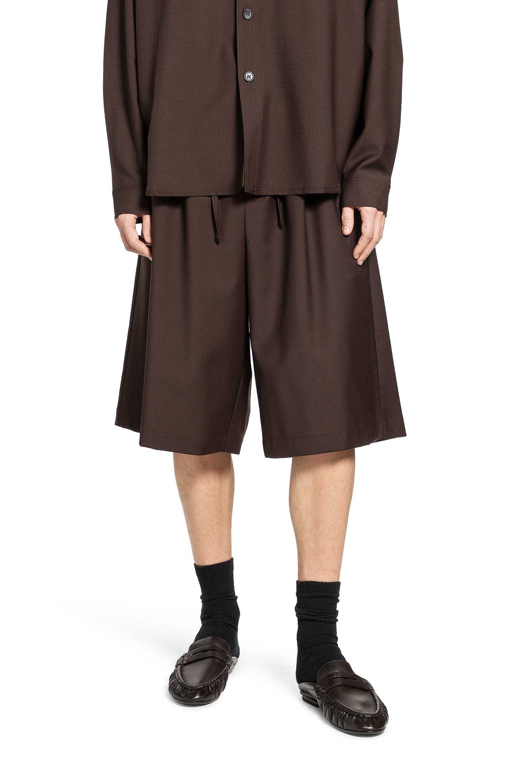 ROSE BURRITO Basketball Wool Shorts man