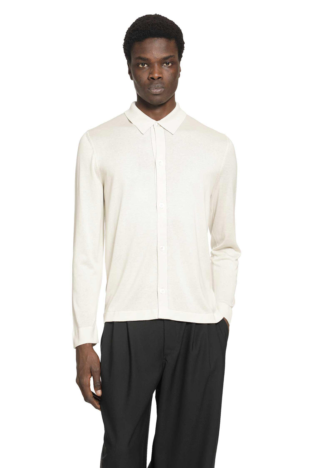LARDINI Silk Knit Shirt man