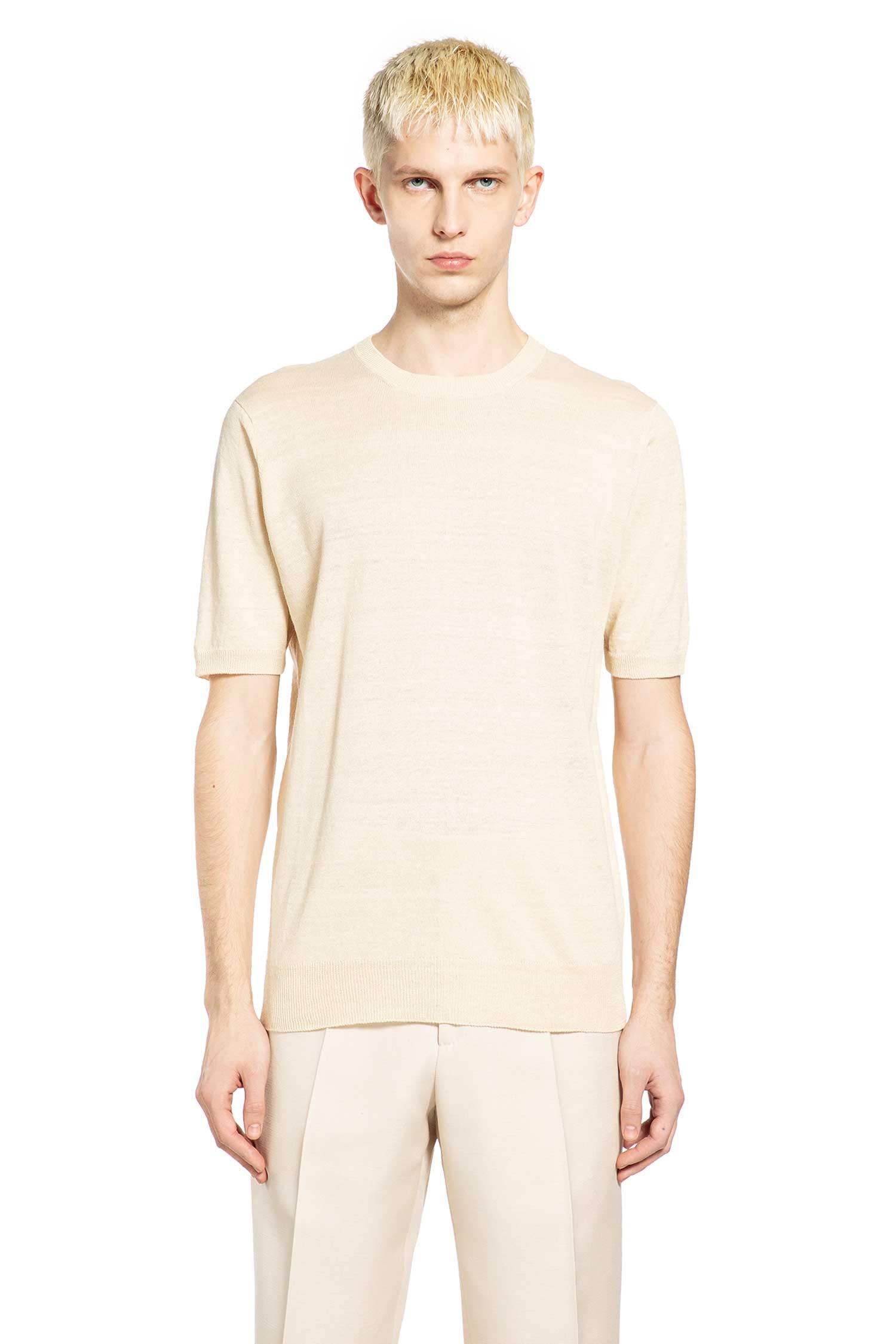 Silk Knit Short Sleeve T-Shirt