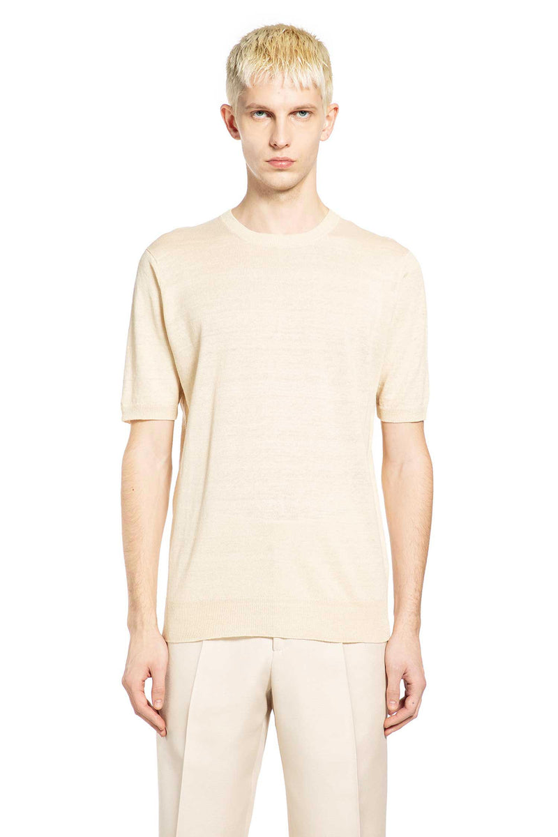 Silk Knit Short Sleeve T-Shirt