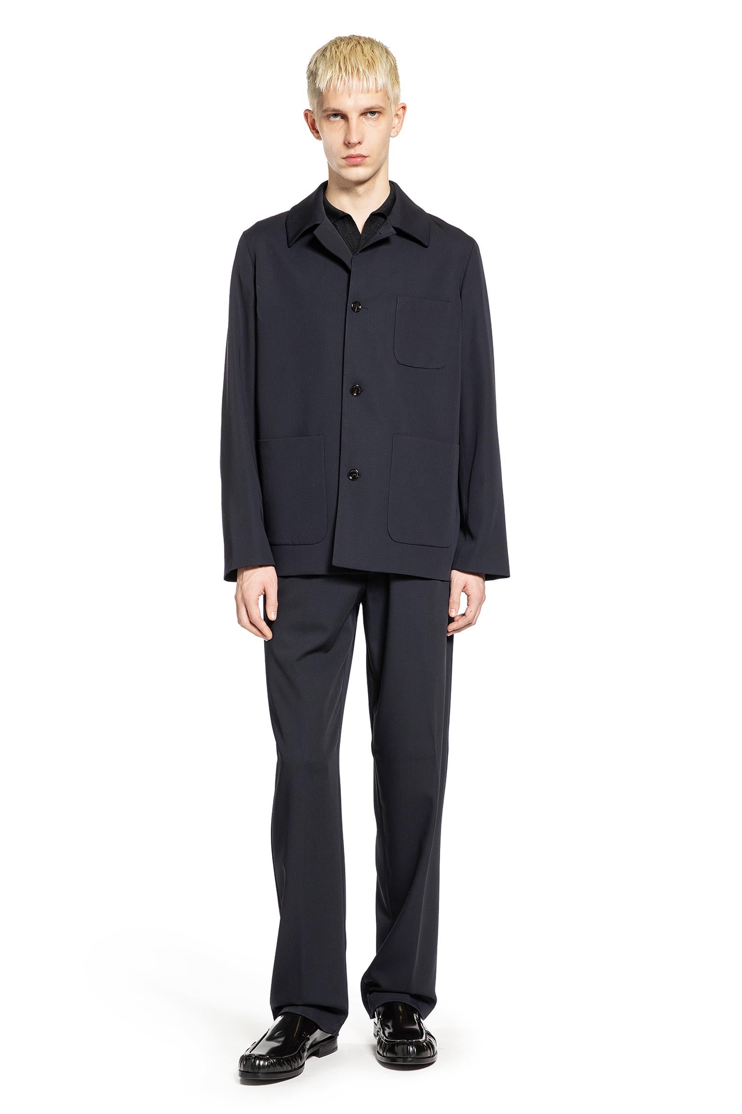 Cotton Linen Knit Polo