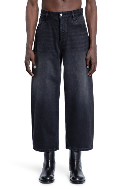 STUDIO NICHOLSON MAN BLACK JEANS