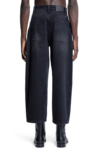 STUDIO NICHOLSON MAN BLACK JEANS