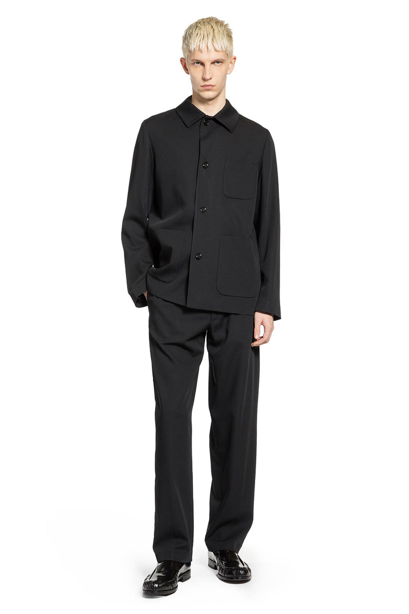 LARDINI Linen Overshirt man