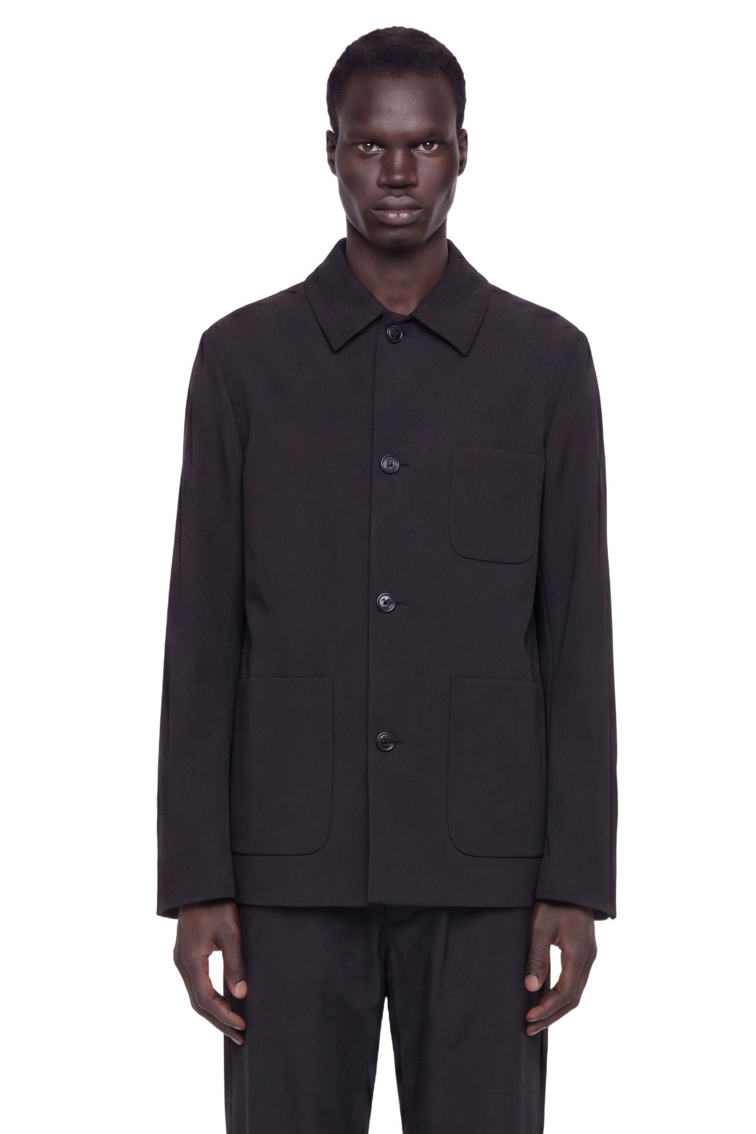LARDINI Linen Overshirt man