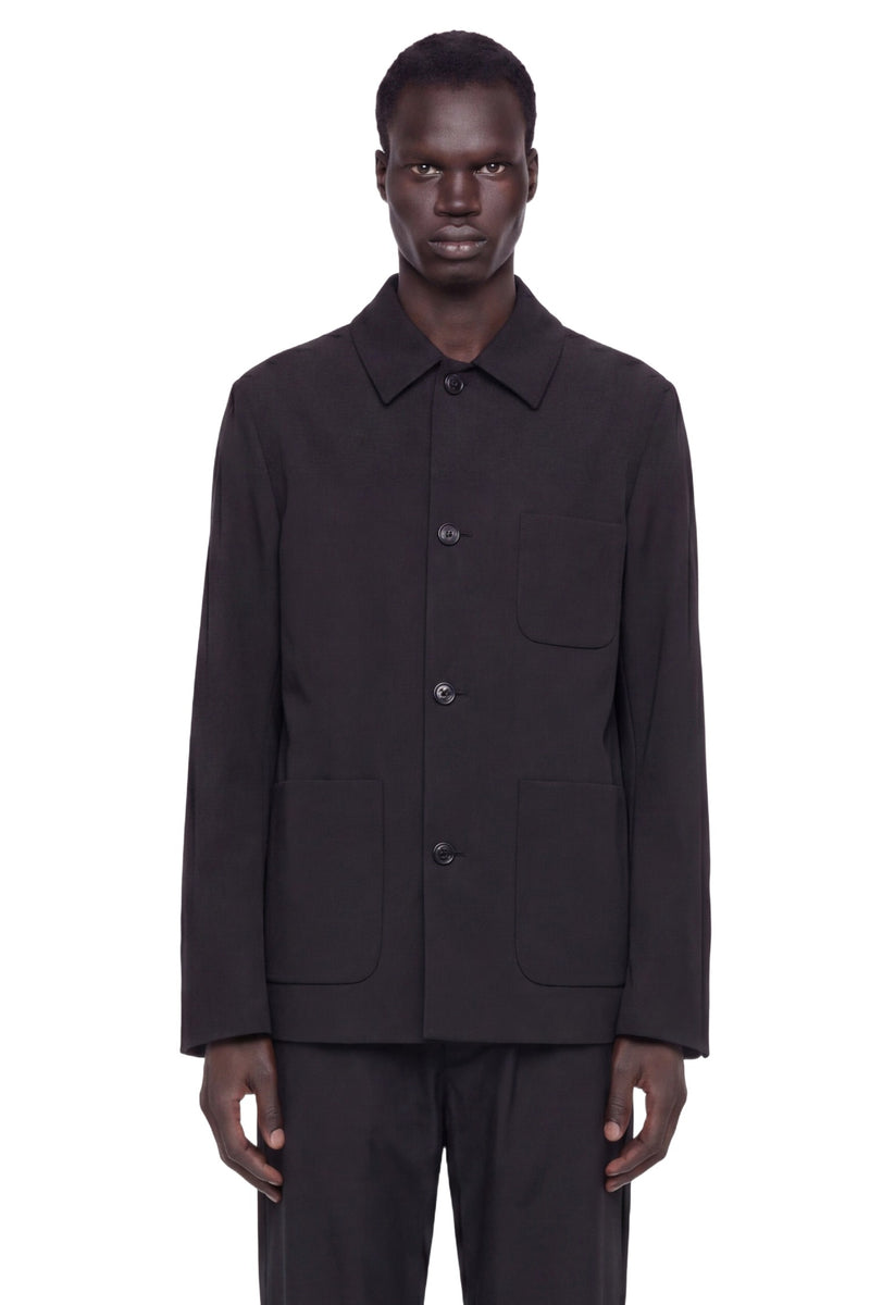 LARDINI Linen Overshirt man