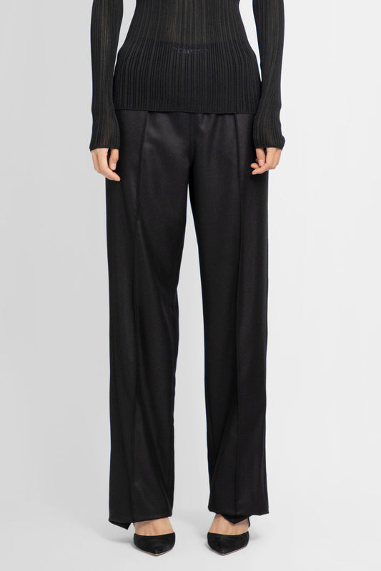 TOM FORD WOMAN BLACK TROUSERS