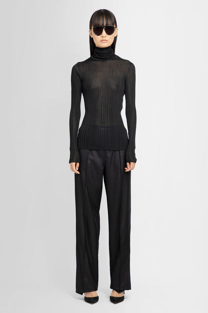 TOM FORD WOMAN BLACK TROUSERS