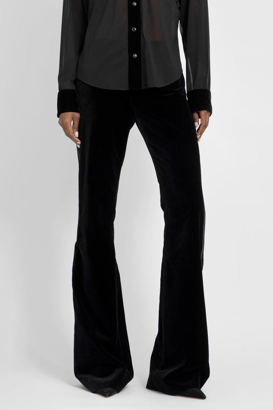 TOM FORD WOMAN BLACK TROUSERS