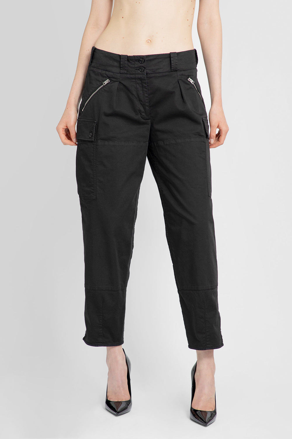 TOM FORD WOMAN BLACK TROUSERS