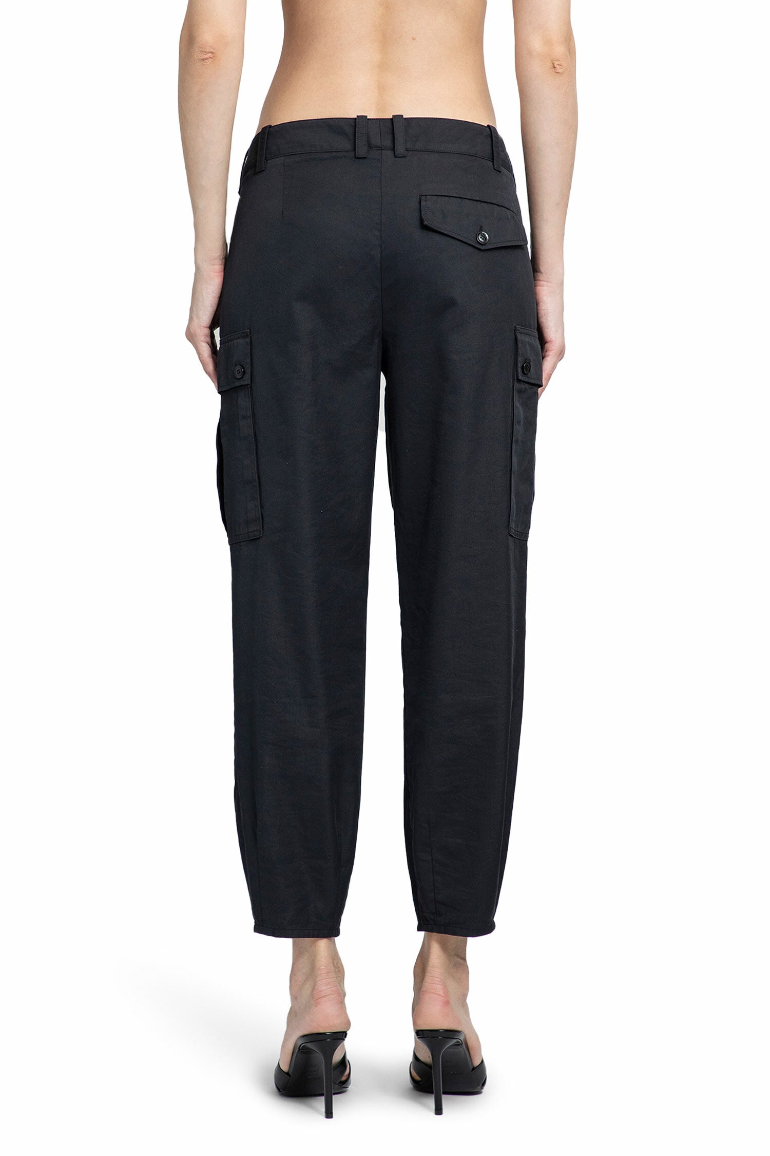 TOM FORD WOMAN BLACK TROUSERS