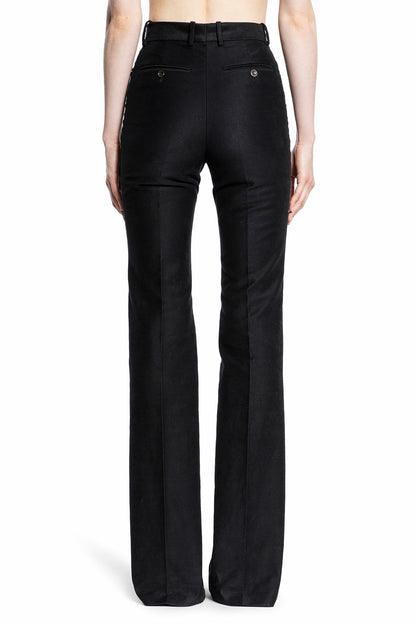 TOM FORD WOMAN BLACK TROUSERS