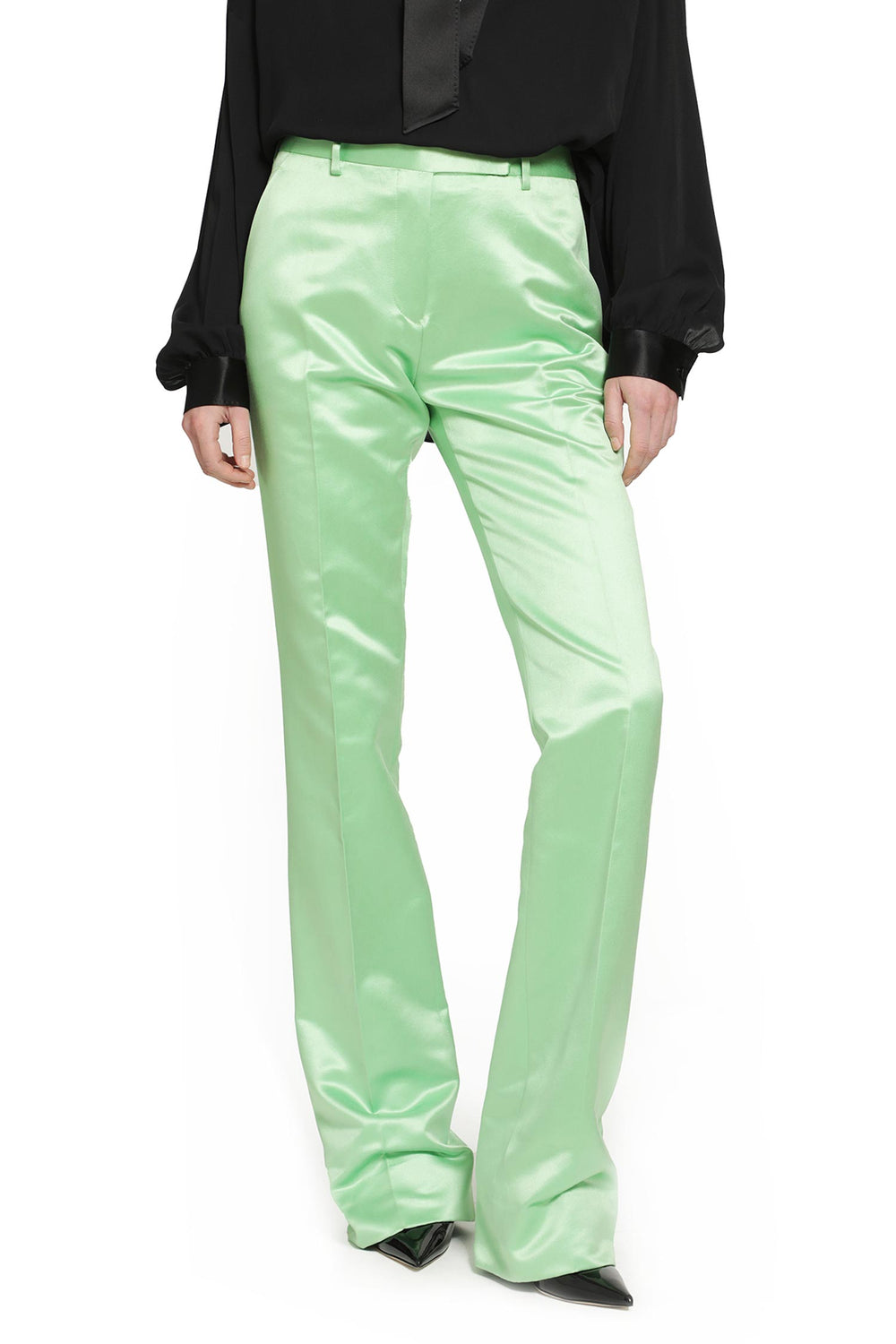 TOM FORD Silk Duchesse Tailored Trousers woman