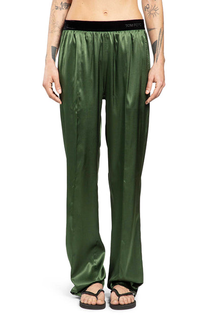 Stretch Silk Satin PJ Pants