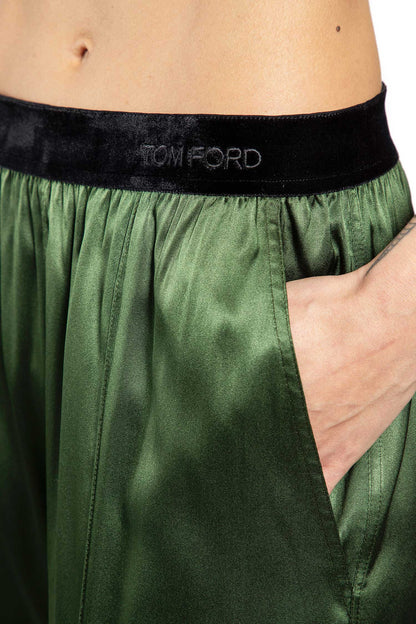 Stretch Silk Satin PJ Pants