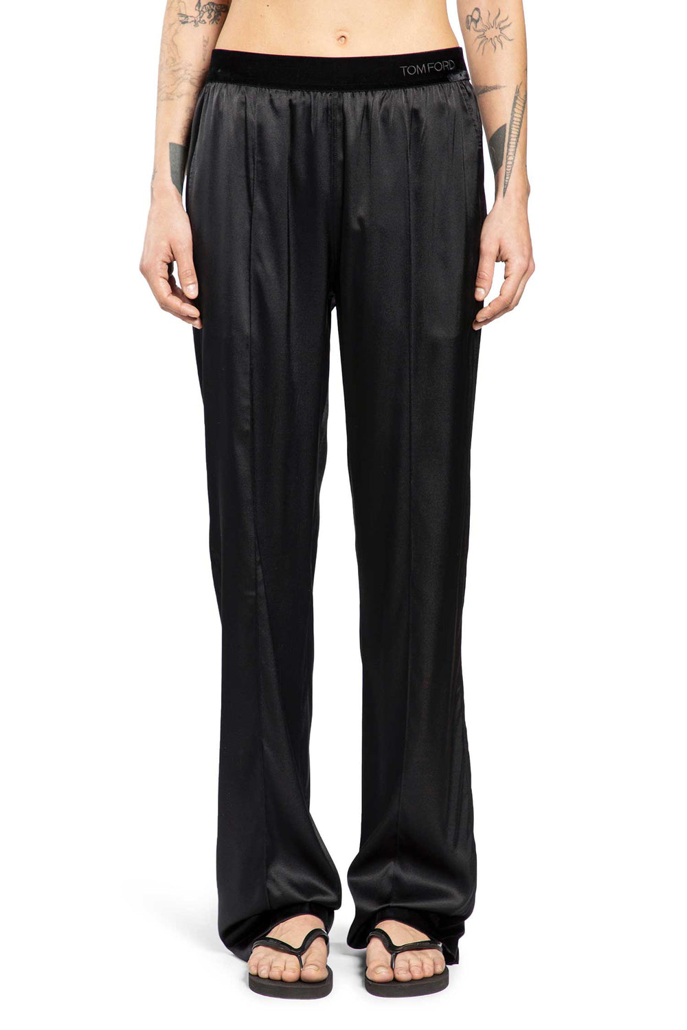 TOM FORD Stretch Silk Satin PJ Pants woman