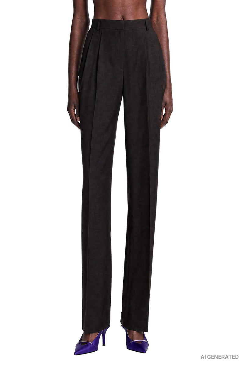 TOM FORD Light Virgin Wool Tailored Trousers woman