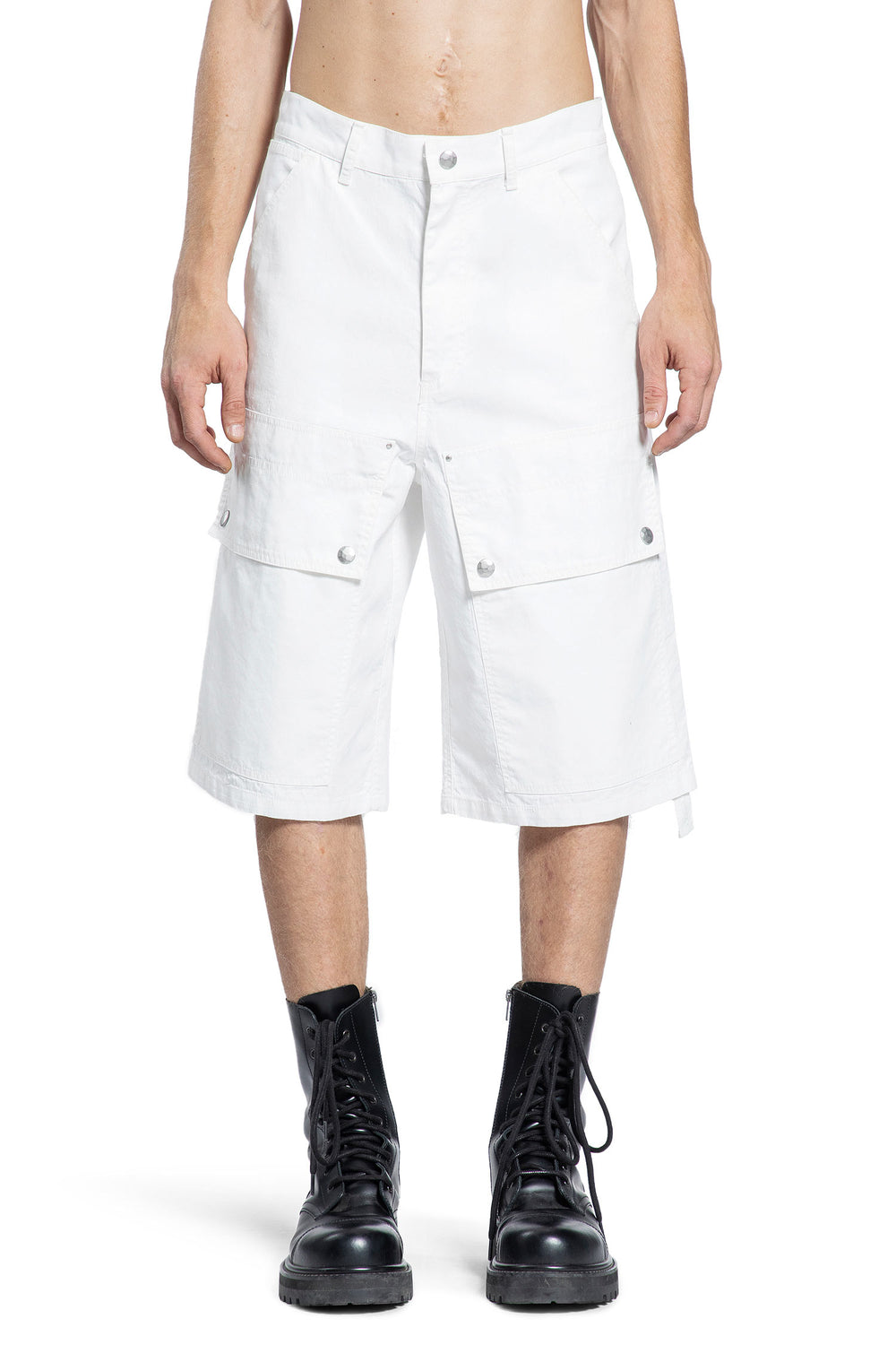 OAMC MAN WHITE SHORTS & SKIRTS