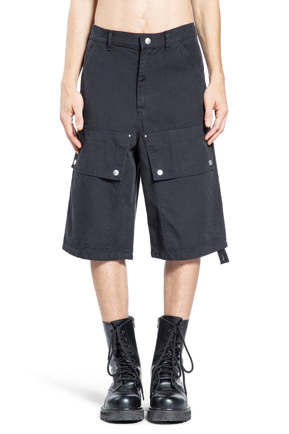 OAMC MAN BLACK SHORTS & SKIRTS