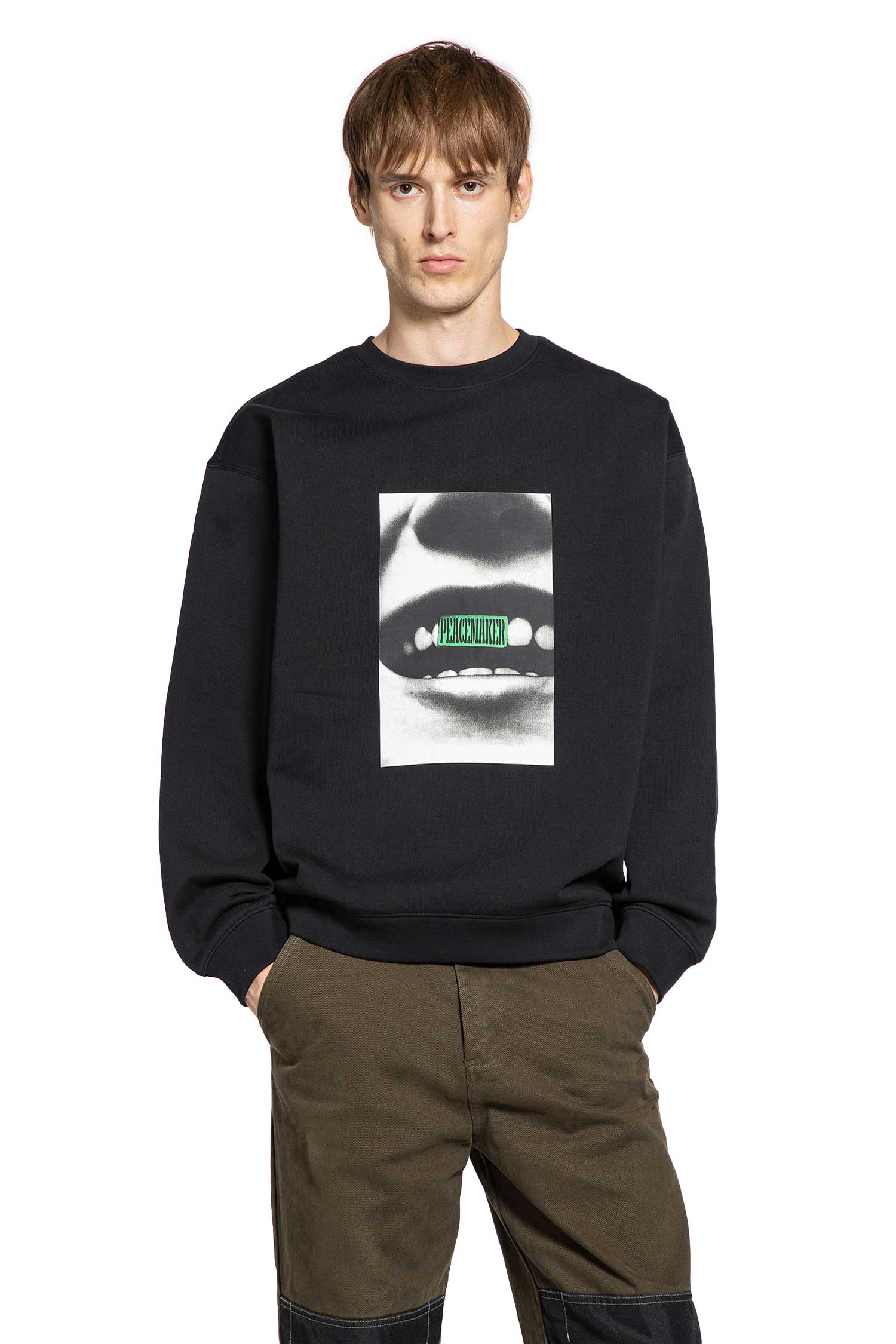 FRED PERRY X RAF SIMONS MAN BLACK SWEATSHIRTS – Antonioli.eu
