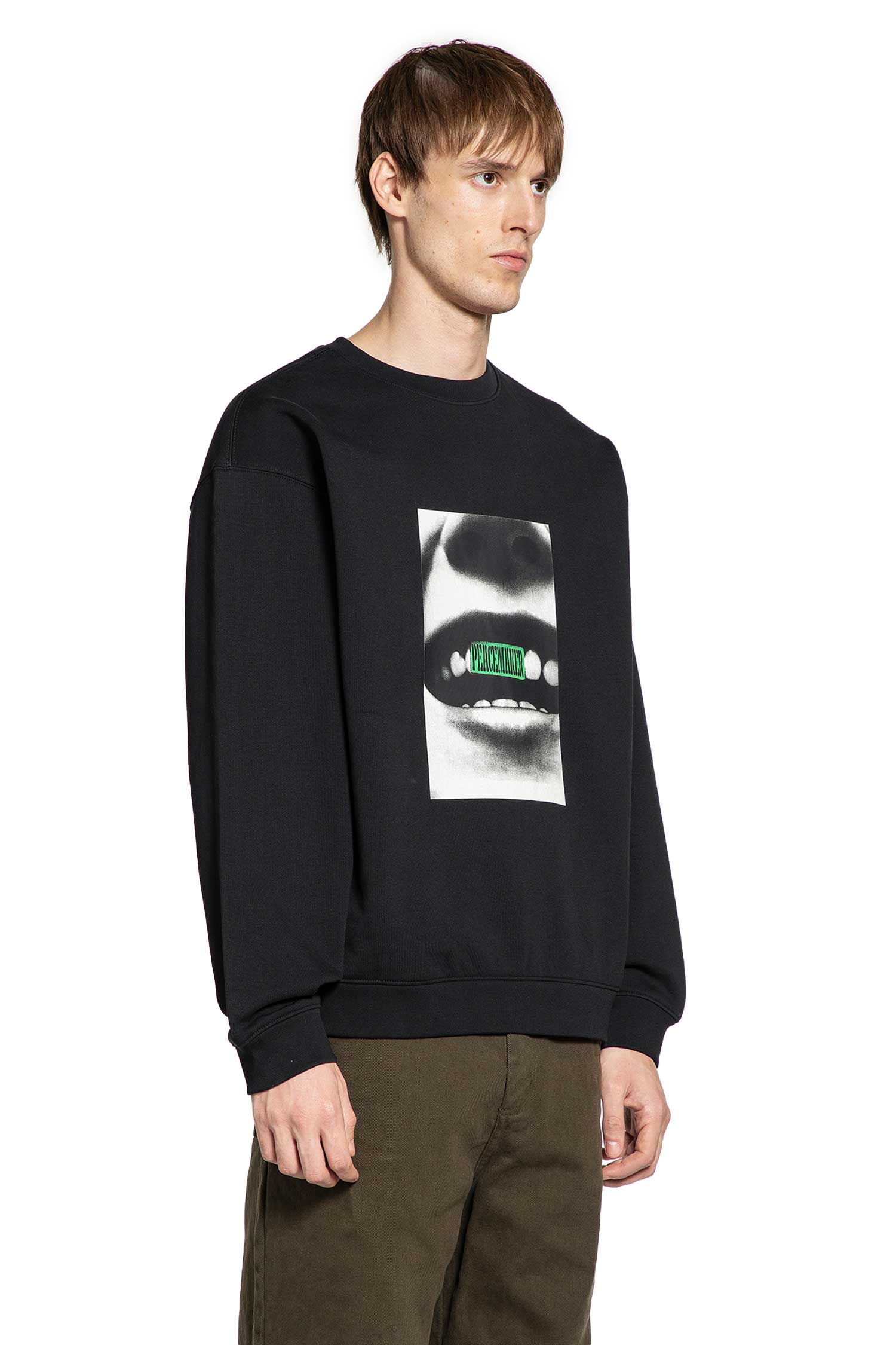 Smile Print Sweatshirt