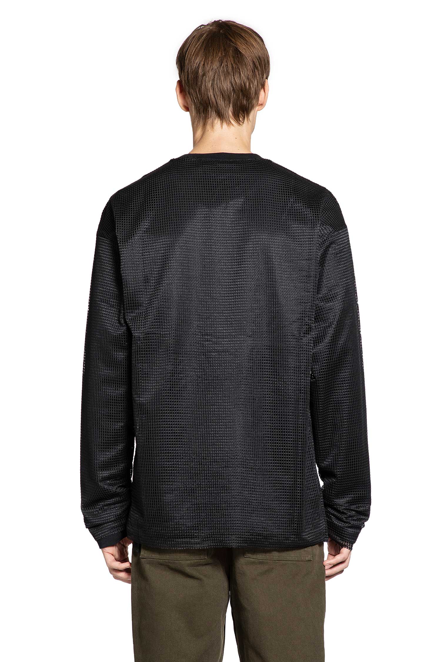 Mesh Layer Long Sleeve T-shirt