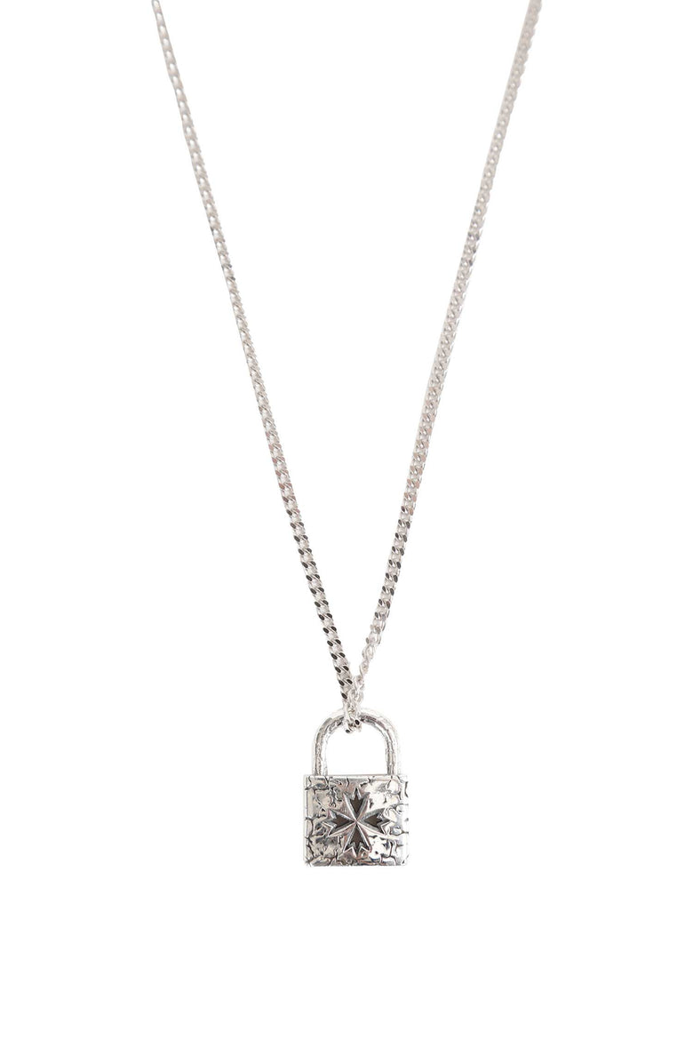 EMANUELE BICOCCHI Logo Lock Necklace unisex
