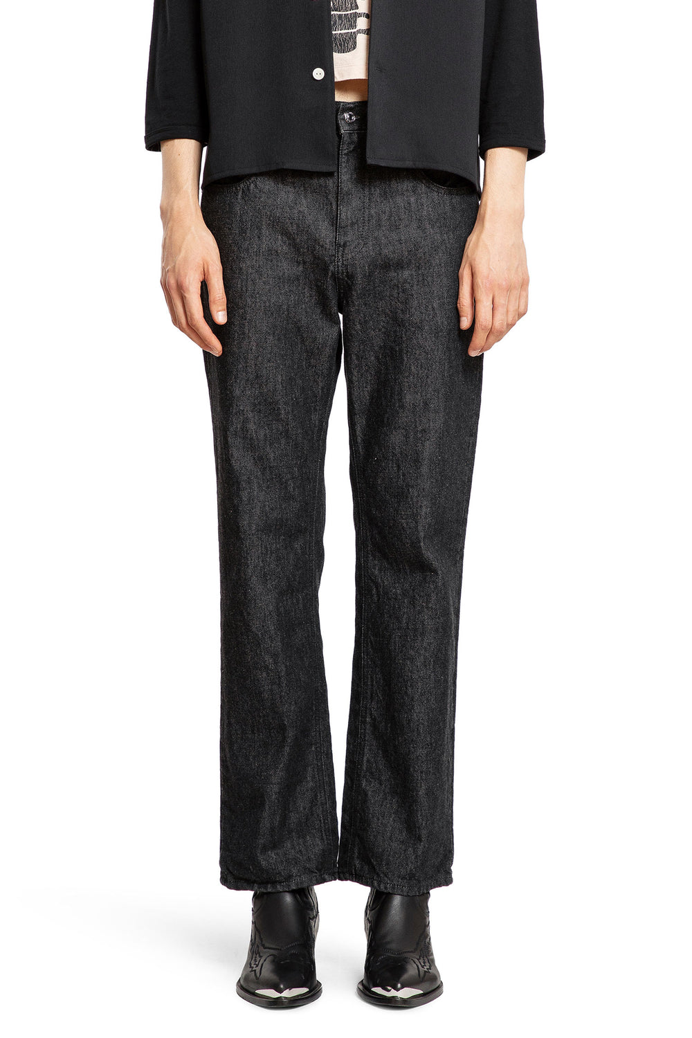 SECOND LAYER MAN BLACK JEANS