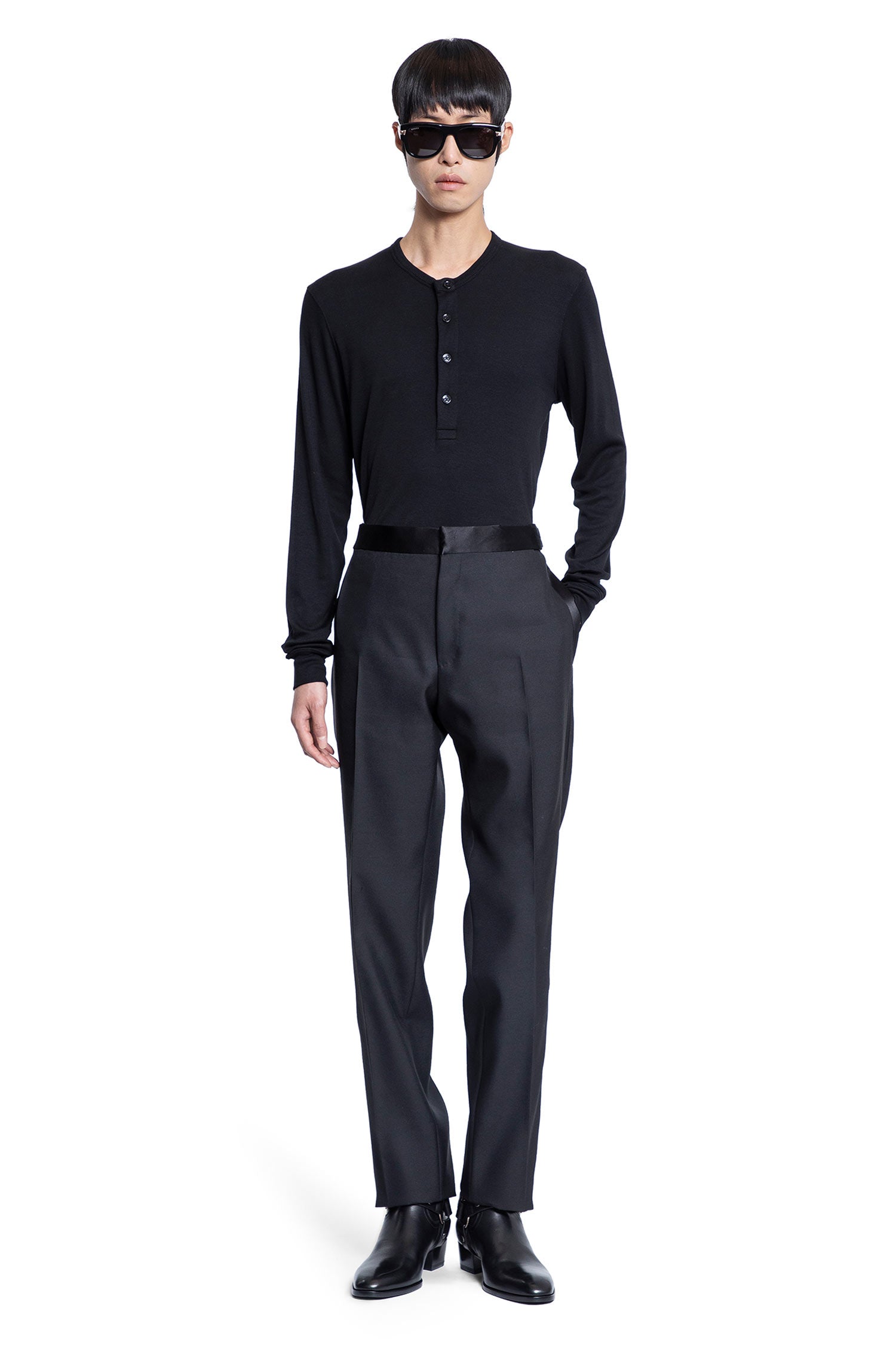 TOM FORD MAN BLACK TROUSERS