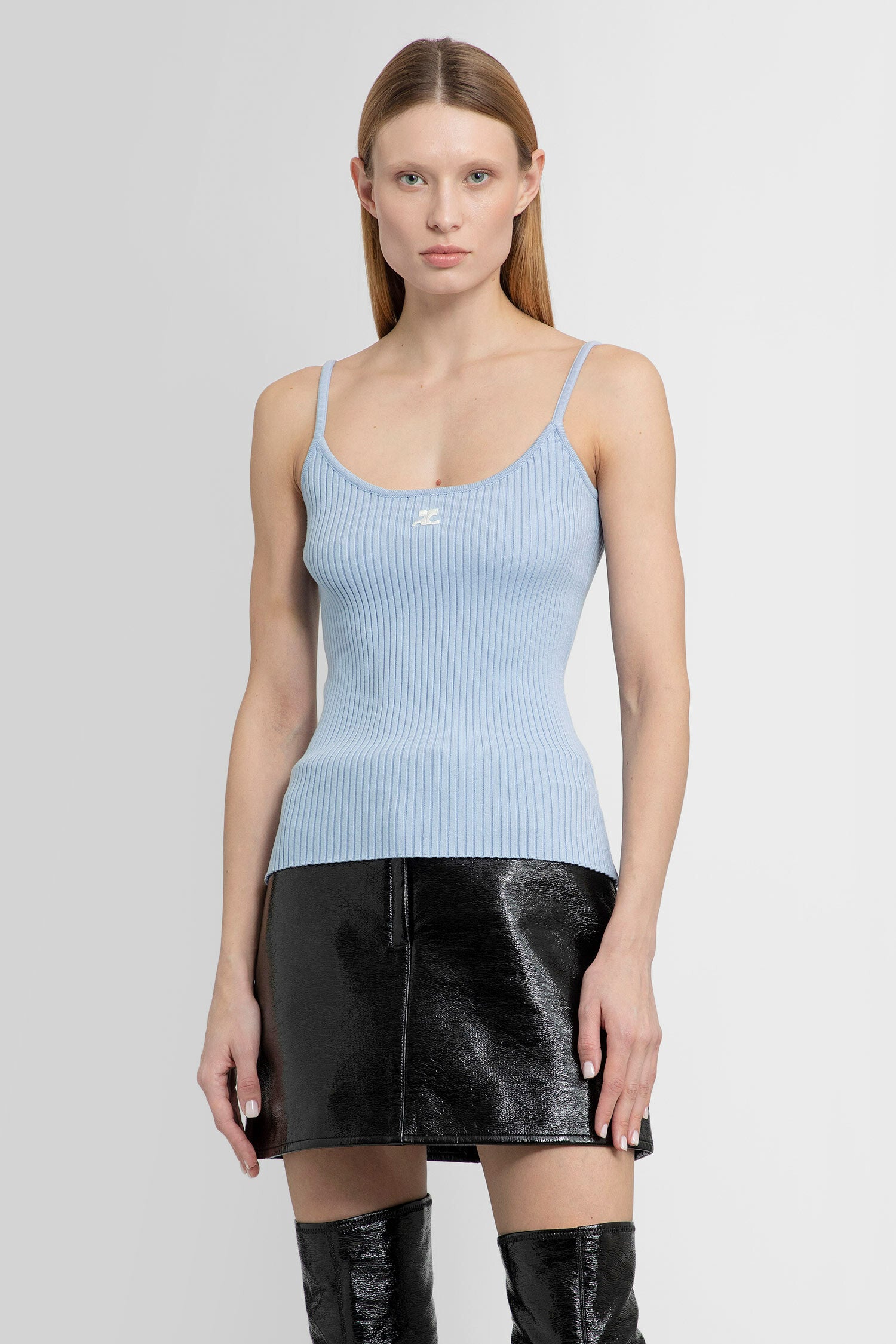 COURRÈGES WOMAN BLUE TOPS