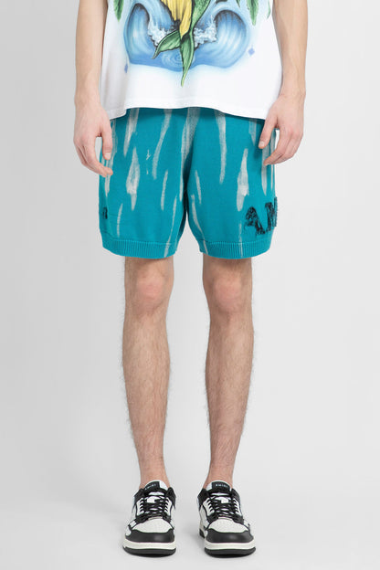 AMIRI MAN BLUE SHORTS & SKIRTS