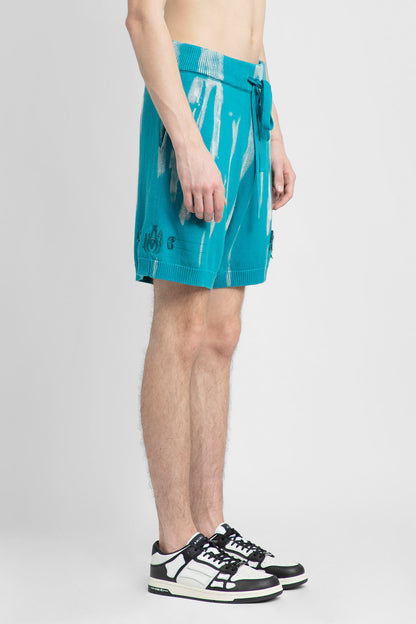 AMIRI MAN BLUE SHORTS & SKIRTS