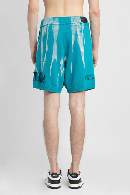 AMIRI MAN BLUE SHORTS & SKIRTS