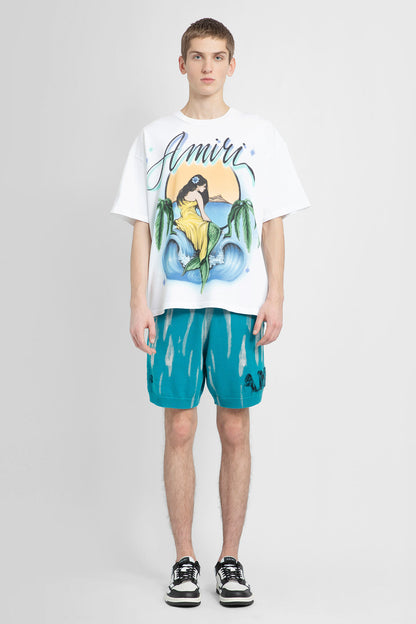 AMIRI MAN BLUE SHORTS & SKIRTS