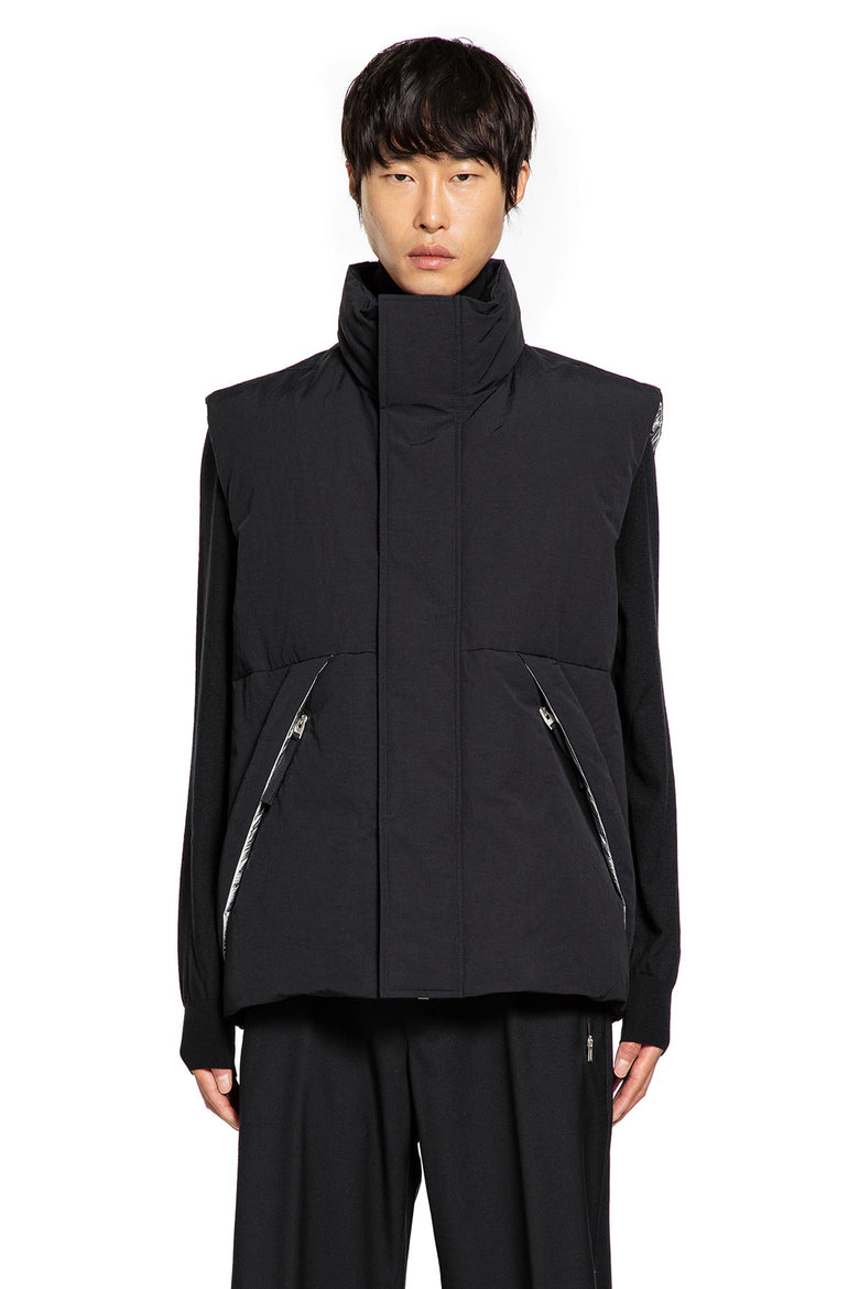 Smooth Sleeveless Padded Jacket