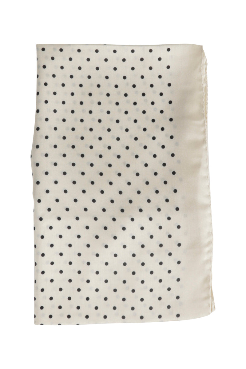 Polkadot Silk Bandana